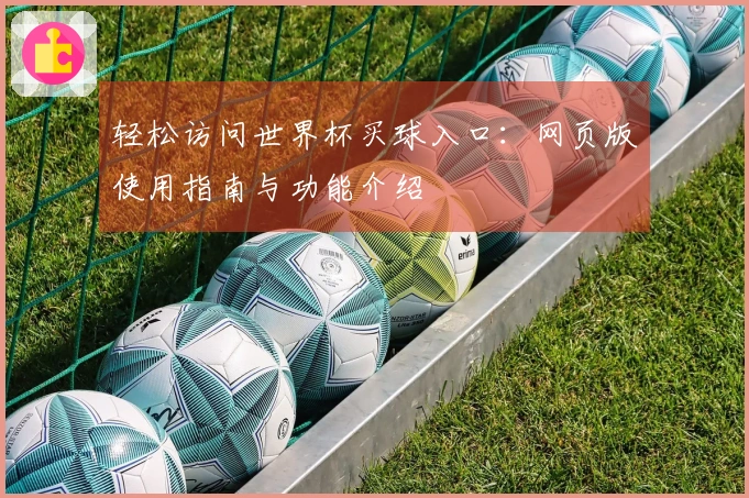 轻松访问世界杯买球入口：网页版使用指南与功能介绍
